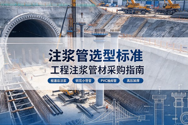 宝塔注浆管选型标准