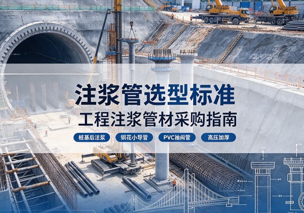 宝塔注浆管选型标准